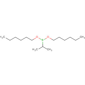 Molecular Structure of 131410-27-0 (Boronic acid, (1-methylethyl)-, dihexyl ester)