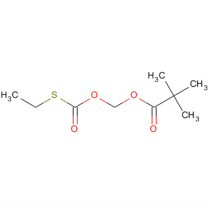 Molecular Structure of 133217-59-1 (Propanoic acid, 2,2-dimethyl-, [[(ethylthio)carbonyl]oxy]methyl ester)