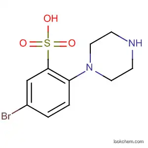 Benzenesulfonic acid, 5-bromo-2-(1-piperazinyl)-