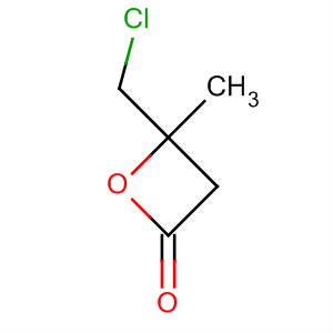Molecular Structure of 13390-74-4 (2-Oxetanone, 3-(chloromethyl)-3-methyl-)