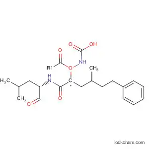 Molecular Structure of 134865-05-7 (Carbamic acid,
[(1S)-1-[[[(1S)-1-formyl-3-methylbutyl]amino]carbonyl]-3-methylbutyl]-,
phenylmethyl ester)