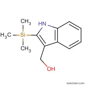 Molecular Structure of 135189-99-0 (1H-Indole-3-methanol, 2-(trimethylsilyl)-)