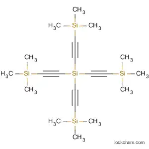 Molecular Structure of 13888-92-1 (Silane, tetrakis[(trimethylsilyl)ethynyl]-)