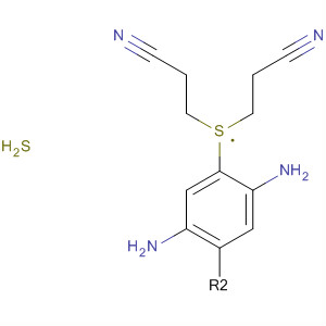 Molecular Structure of 138939-21-6 (Propanenitrile, 3,3'-[(2,5-diamino-1,4-phenylene)bis(thio)]bis-)