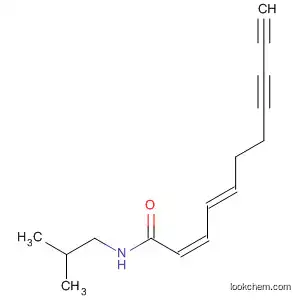 Molecular Structure of 13894-69-4 (2,4-Undecadiene-8,10-diynamide, N-(2-methylpropyl)-, (2Z,4E)-)
