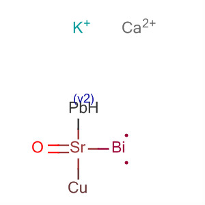 Molecular Structure of 141617-26-7 (Bismuth calcium copper lead potassium strontium oxide)