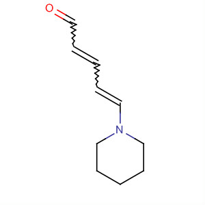 Molecular Structure of 14189-80-1 (2,4-Pentadienal, 5-(1-piperidinyl)-)