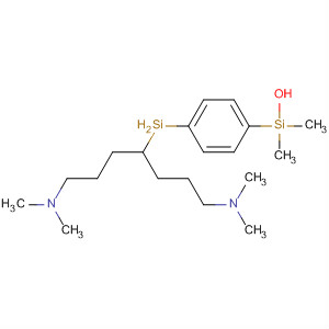 Molecular Structure of 142754-49-2 (Silanol, [4-[bis[3-(dimethylamino)propyl]methylsilyl]phenyl]dimethyl-)