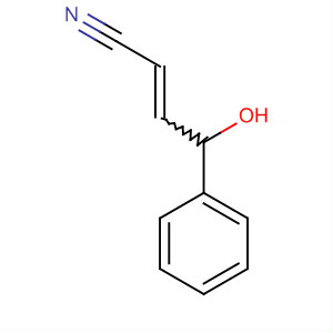 Molecular Structure of 146255-65-4 (2-Butenenitrile, 4-hydroxy-4-phenyl-)