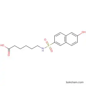 Molecular Structure of 150952-54-8 (Hexanoic acid, 6-[[(6-hydroxy-2-naphthalenyl)sulfonyl]amino]-)