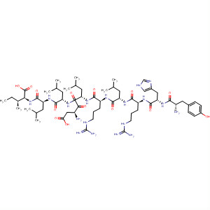 Molecular Structure of 153119-79-0 (L-Isoleucine,
L-tyrosyl-L-histidyl-L-arginyl-L-leucyl-L-arginyl-L-a-aspartyl-L-leucyl-L-leucyl
-L-leucyl-)