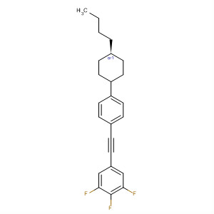 Molecular Structure of 156243-63-9 (Benzene, 5-[[4-(trans-4-butylcyclohexyl)phenyl]ethynyl]-1,2,3-trifluoro-)
