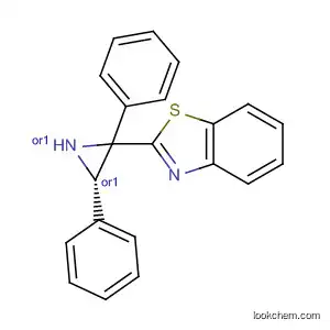 Benzothiazole, 2-[(2R,3S)-1,3-diphenyl-2-aziridinyl]-, rel-