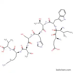 Molecular Structure of 176110-84-2 (L-Valine,
L-a-glutamyl-L-isoleucyl-L-tryptophyl-L-threonyl-L-histidyl-L-seryl-L-threonyl
-L-lysyl-)