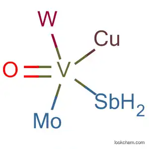 Molecular Structure of 178468-18-3 (Antimony copper molybdenum tungsten vanadium oxide)