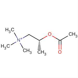 Molecular Structure of 18314-34-6 (1-Propanaminium, 2-(acetyloxy)-N,N,N-trimethyl-, (2R)-)
