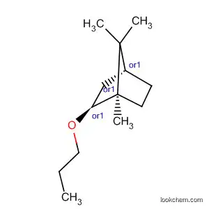 Molecular Structure of 183625-64-1 (Bicyclo[2.2.1]heptane, 1,7,7-trimethyl-2-propoxy-, (1R,2S,4R)-rel-)