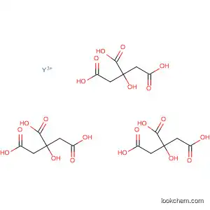 Molecular Structure of 18404-01-8 (1,2,3-Propanetricarboxylic acid, 2-hydroxy-, yttrium(3+) salt (3:1))
