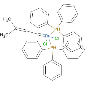 Molecular Structure of 191609-95-7 (Ruthenium, dichloro(3-methyl-2-butenylidene)bis(triphenylphosphine)-)