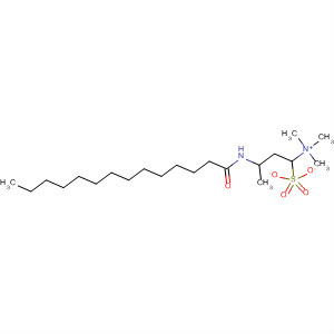Molecular Structure of 19277-89-5 (1-Propanaminium, N,N,N-trimethyl-3-[(1-oxotetradecyl)amino]-, methyl
sulfate)