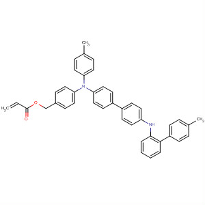 Molecular Structure of 197094-07-8 (2-Propenoic acid,
[4-[(4-methylphenyl)[4'-[(4-methylphenyl)phenylamino][1,1'-biphenyl]-4-yl]
amino]phenyl]methyl ester)