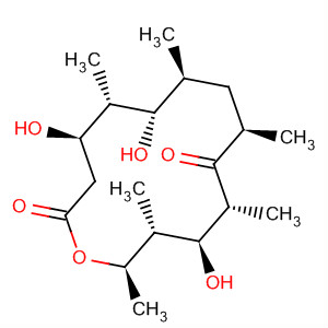 Molecular Structure of 197857-04-8 (Oxacyclotetradecane-2,10-dione,
4,6,12-trihydroxy-5,7,9,11,13,14-hexamethyl-,
(4R,5S,6S,7S,9R,11R,12S,13R,14R)-)