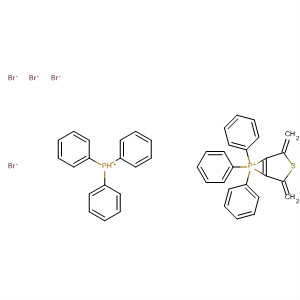 Molecular Structure of 197963-89-6 (Phosphonium, [2,5-thiophenediylbis(methylene)]bis[triphenyl-,
dibromide)