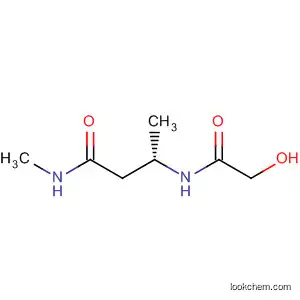 Molecular Structure of 198196-18-8 (Butanamide, 3-[(hydroxyacetyl)amino]-N-methyl-, (3S)-)