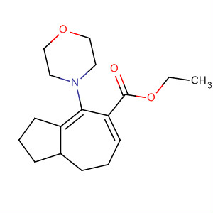 Molecular Structure of 198417-03-7 (5-Azulenecarboxylic acid, 1,2,3,7,8,8a-hexahydro-4-(4-morpholinyl)-,
ethyl ester)
