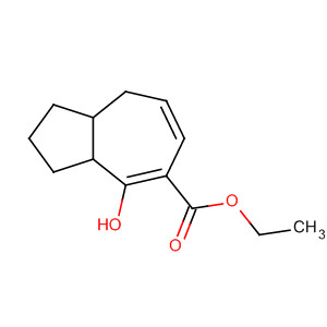 Molecular Structure of 198417-04-8 (5-Azulenecarboxylic acid, 1,2,3,3a,8,8a-hexahydro-4-hydroxy-, ethyl
ester, cis-)