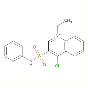 Molecular Structure of 198829-37-7 (Quinolinium, 4-chloro-1-ethyl-3-[(phenylamino)sulfonyl]-)