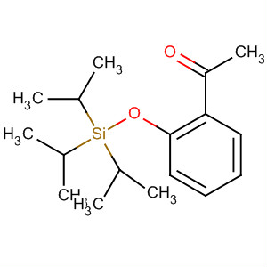 Molecular Structure of 199010-87-2 (Ethanone, 1-[2-[[tris(1-methylethyl)silyl]oxy]phenyl]-)