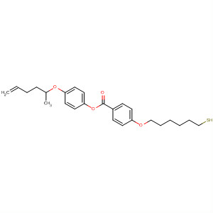Molecular Structure of 199273-82-0 (Benzoic acid, 4-[(6-mercaptohexyl)oxy]-, 4-(5-hexenyloxy)phenyl ester)