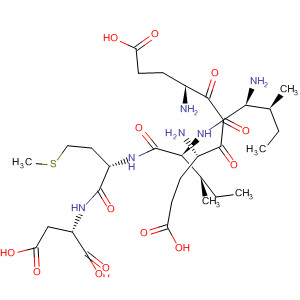 Molecular Structure of 199287-51-9 (L-Aspartic acid,
L-a-glutamyl-L-a-glutamyl-L-isoleucyl-L-isoleucyl-L-methionyl-)