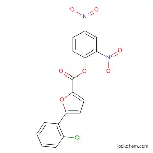 Molecular Structure of 199457-62-0 (2-Furancarboxylic acid, 5-(2-chlorophenyl)-, 2,4-dinitrophenyl ester)