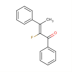 Molecular Structure of 199872-85-0 (2-Buten-1-one, 2-fluoro-1,3-diphenyl-, (2Z)-)