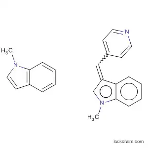 Molecular Structure of 21182-15-0 (1H-Indole, 3,3'-(4-pyridinylmethylene)bis[1-methyl-)