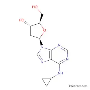 Molecular Structure of 215108-37-5 (Adenosine, N-cyclopropyl-2'-deoxy-)