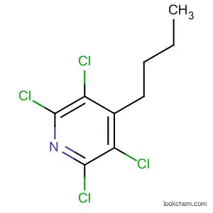Molecular Structure of 23985-85-5 (Pyridine, 4-butyl-2,3,5,6-tetrachloro-)