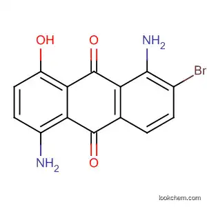 Molecular Structure of 242134-36-7 (9,10-Anthracenedione, 1,5-diamino-2-bromo-8-hydroxy-)