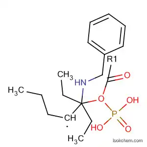 Molecular Structure of 249889-50-7 (Phosphonic acid, [1-ethyl-1-[(phenylmethyl)amino]propyl]-, diethyl ester)