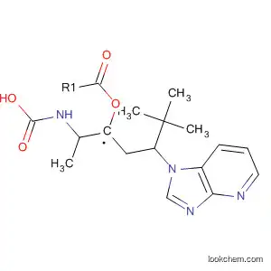 Molecular Structure of 273757-26-9 (Carbamic acid, ethyl[3-(1H-imidazo[4,5-b]pyridin-1-yl)propyl]-,
1,1-dimethylethyl ester)