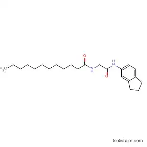 Molecular Structure of 293318-23-7 (Dodecanamide, N-[2-[(2,3-dihydro-1H-inden-5-yl)amino]-2-oxoethyl]-)