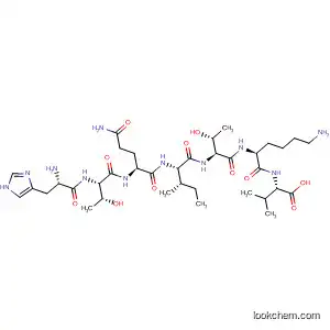 Molecular Structure of 296248-30-1 (L-Valine, L-histidyl-L-threonyl-L-glutaminyl-L-isoleucyl-L-threonyl-L-lysyl-)