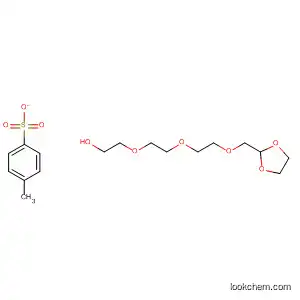 Molecular Structure of 302352-44-9 (Ethanol, 2-[2-[2-(1,3-dioxolan-2-ylmethoxy)ethoxy]ethoxy]-,
4-methylbenzenesulfonate)