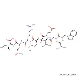 Molecular Structure of 347390-93-6 (L-Isoleucine,
L-alanyl-L-tryptophylglycyl-L-a-glutamyl-L-valyl-L-lysyl-L-arginyl-L-glutaminyl
-)