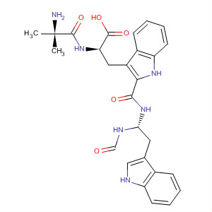 D-Tryptophanamide,  2-methylalanyl-N-[(1R)-1-(formylamino)-2-(1H-indol-3-yl)ethyl]-