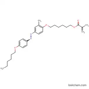 Molecular Structure of 386713-94-6 (2-Propenoic acid, 2-methyl-,
6-[4-[[4-(hexyloxy)phenyl]azo]-2-methylphenoxy]hexyl ester)