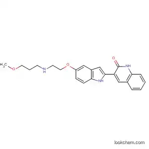 3-[5-[2-[N-(2-Methoxyethyl)-N-methylamino]ethoxy]-1H-indol-2-yl]quinolin-2(1H)-one