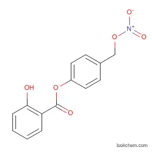 Molecular Structure of 410071-33-9 (Benzoic acid, 2-hydroxy-, 4-[(nitrooxy)methyl]phenyl ester)